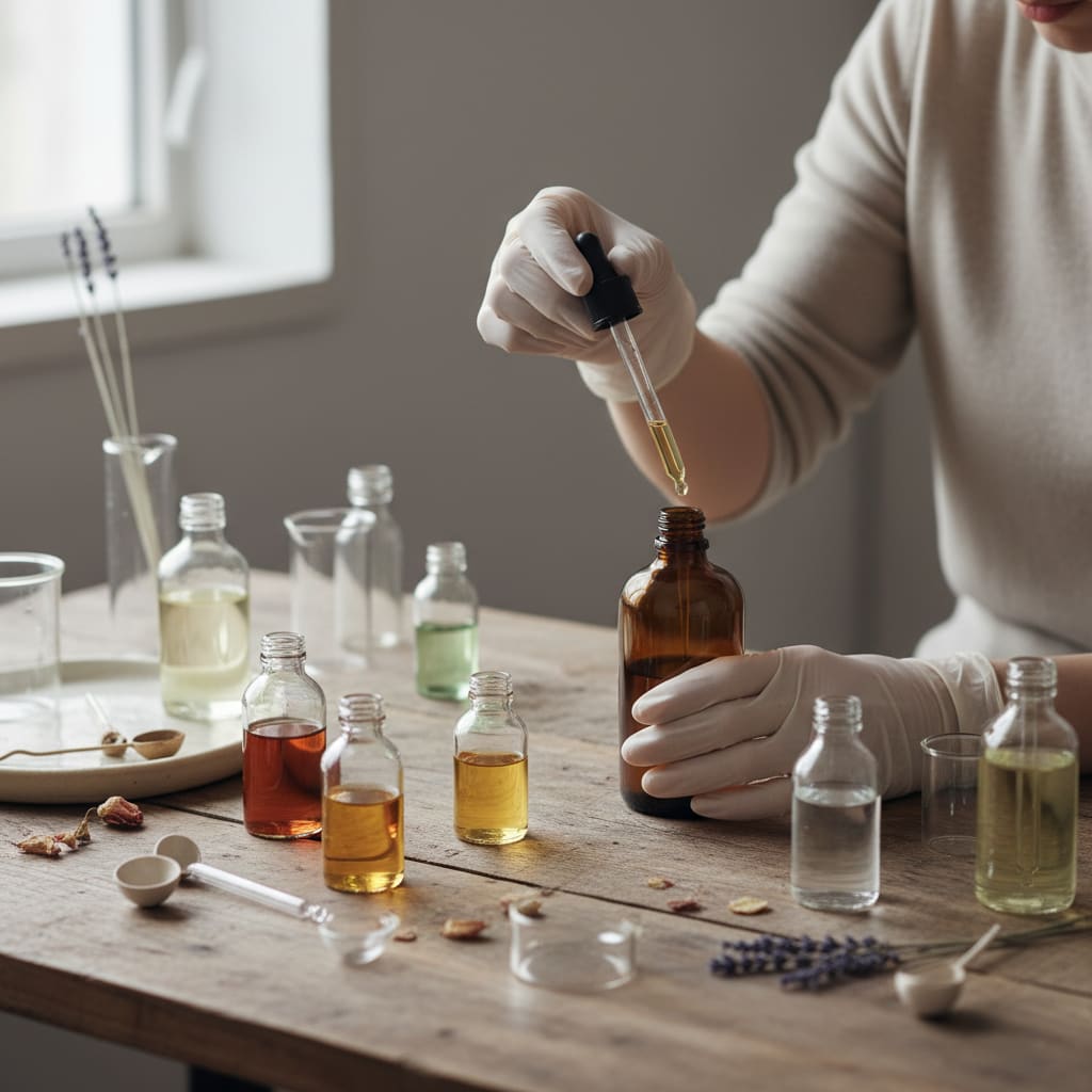 Duftmischung im Studio